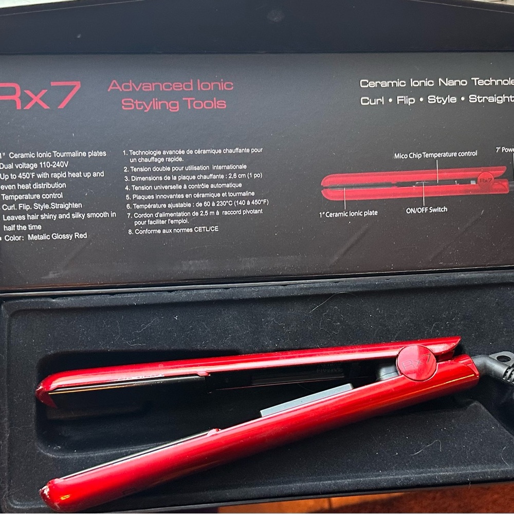 Rx7 1” Ceramic Flat Iron